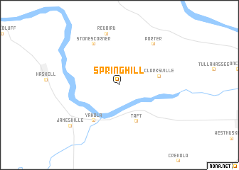 map of Springhill