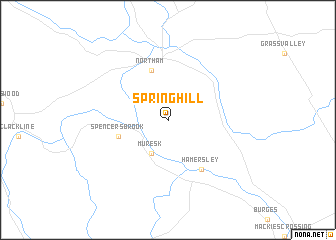 map of Spring Hill