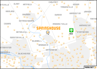 map of Spring House