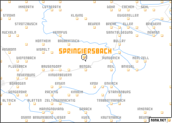 map of Springiersbach