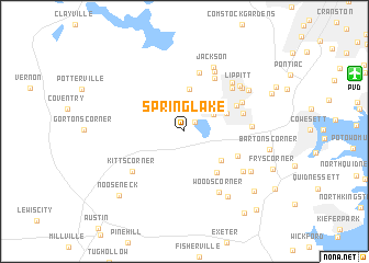 map of Spring Lake