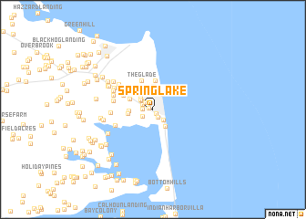 map of Spring Lake