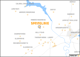 map of Spring Lake