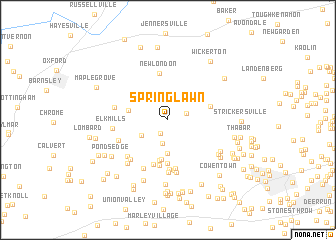 map of Springlawn