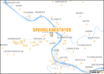map of Springlea Estates