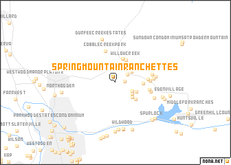 map of Spring Mountain Ranchettes