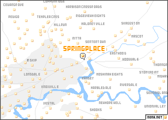 map of Spring Place