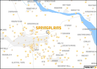 map of Spring Plains