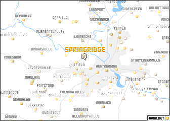 map of Spring Ridge