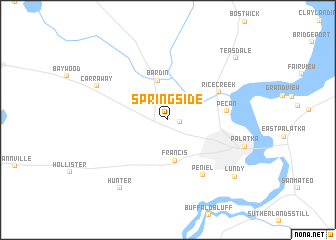 map of Springside