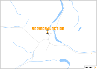 map of Springs Junction