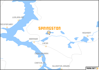 map of Springston