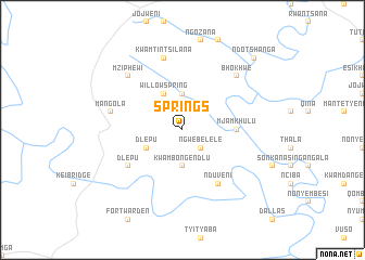 map of Springʼs