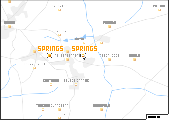 map of Springs