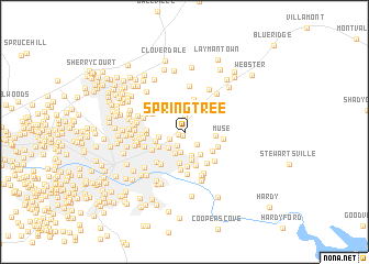 map of Springtree