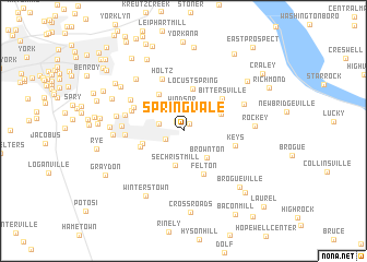 map of Springvale