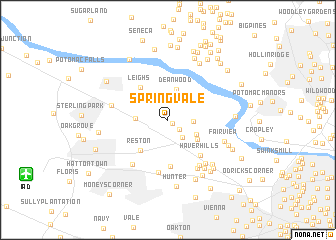 map of Springvale