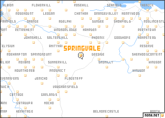 map of Spring Vale