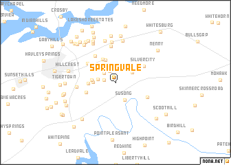 map of Springvale