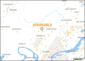 map of Springvale