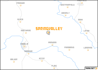 map of Spring Valley