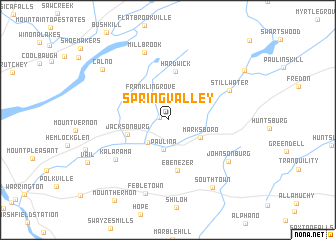 map of Spring Valley