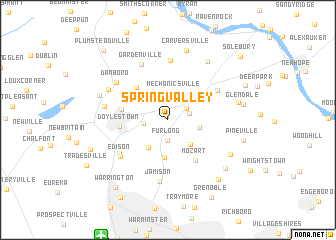 map of Spring Valley