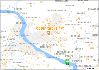 map of Spring Valley