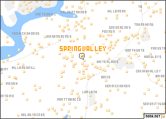 map of Spring Valley