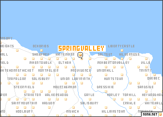 map of Spring Valley