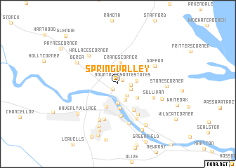 map of Spring Valley