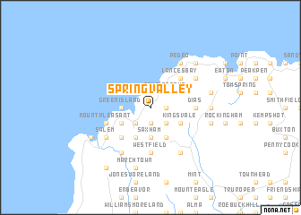 map of Spring Valley