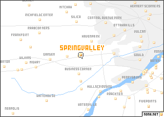 map of Spring Valley