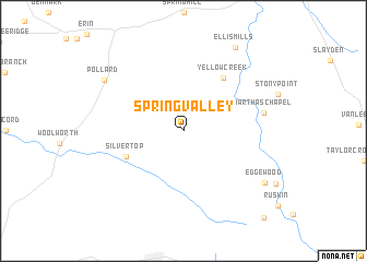 map of Spring Valley