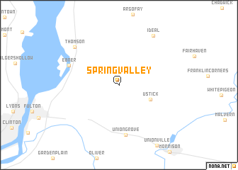 map of Spring Valley