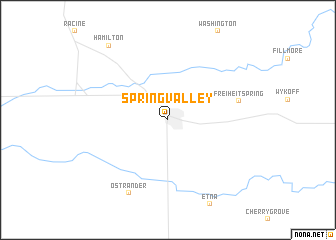 map of Spring Valley