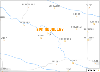 map of Spring Valley