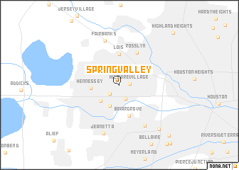 map of Spring Valley