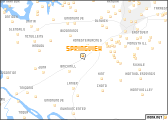 map of Springview