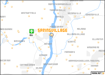 map of Spring Village