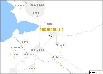 map of Springville