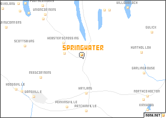 map of Springwater