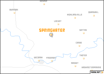 map of Springwater