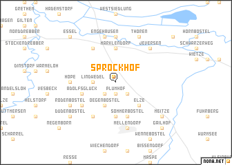 map of Sprockhof