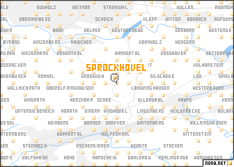 map of Sprockhövel