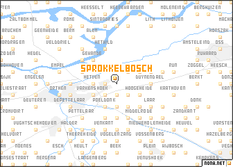 map of Sprokkelbosch