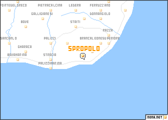 map of Spropolo