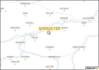 map of Sprouston