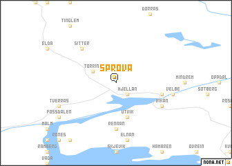 map of Sprova