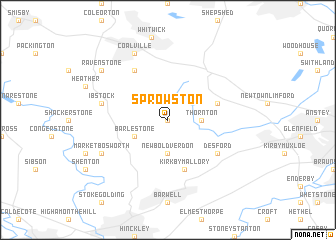 map of Sprowston